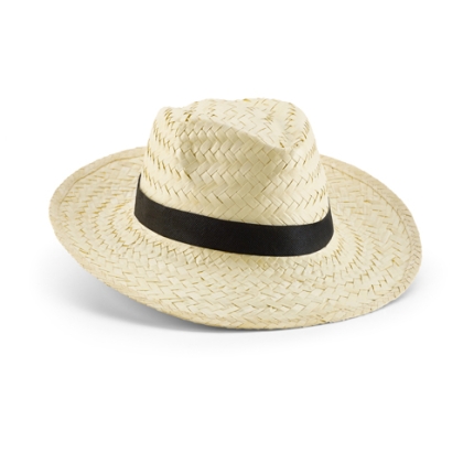 Cappello in paglia con confortevole nastro interno e  fori di ventilazione 13000